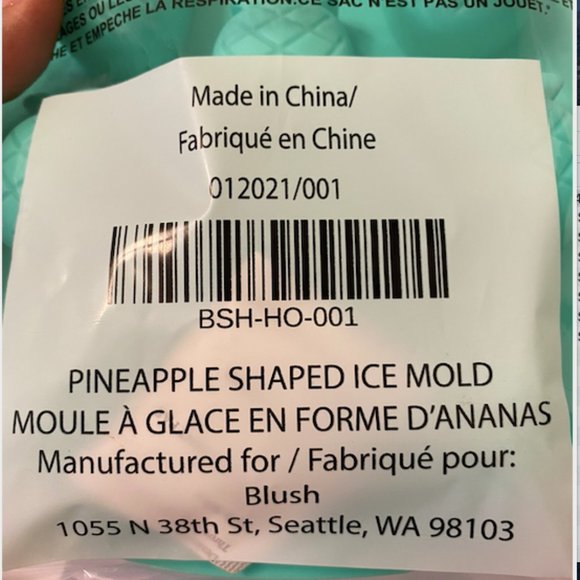 Blush Ice tray making pineapple cubes - Picture 8 of 8